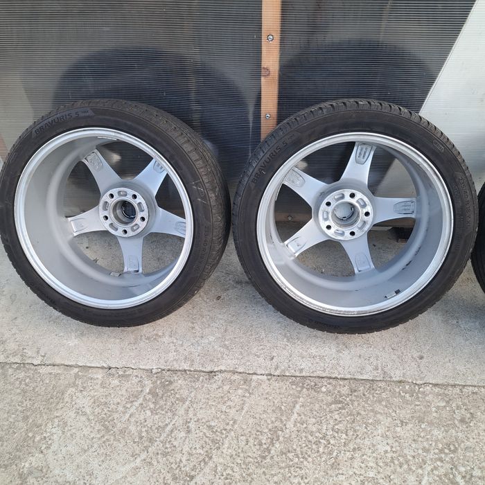 Set 4 buc Jante BMW 5X120/8.J/ET35 R18 si cu Barum  vara 235/40/R18