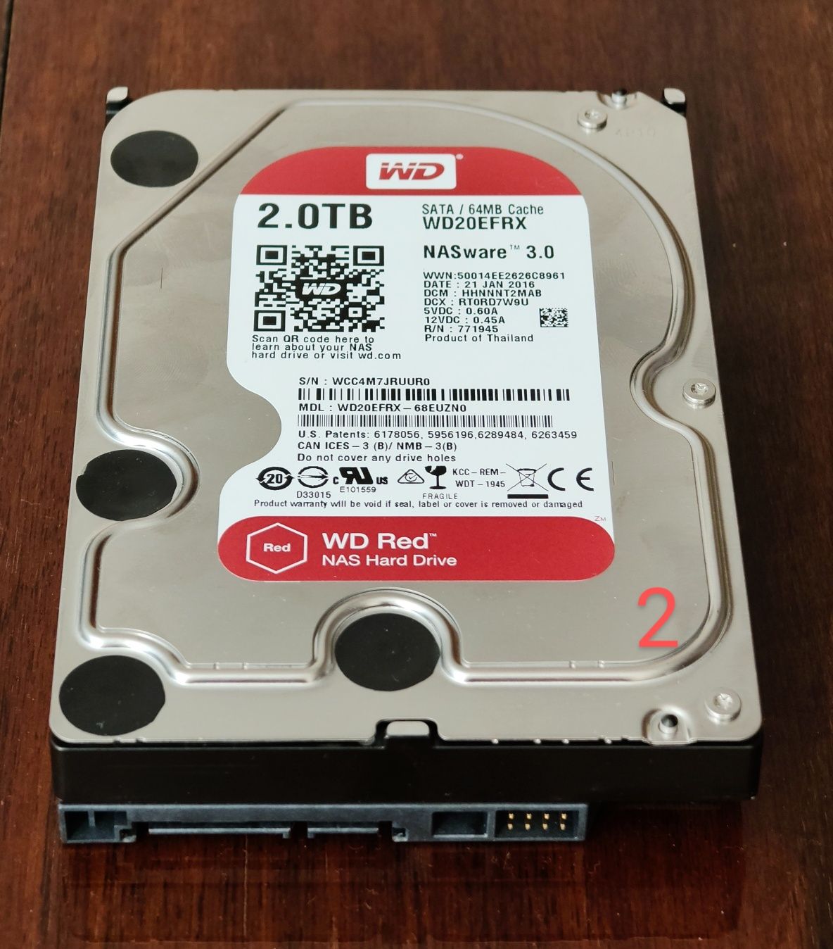 WD Red 2TB - NASware 3.0