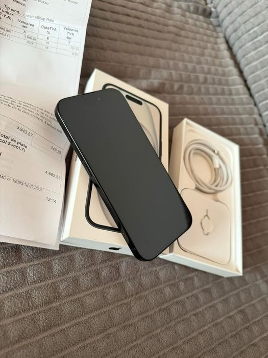 iPhone 15 Negru (Black) - orice rețea
