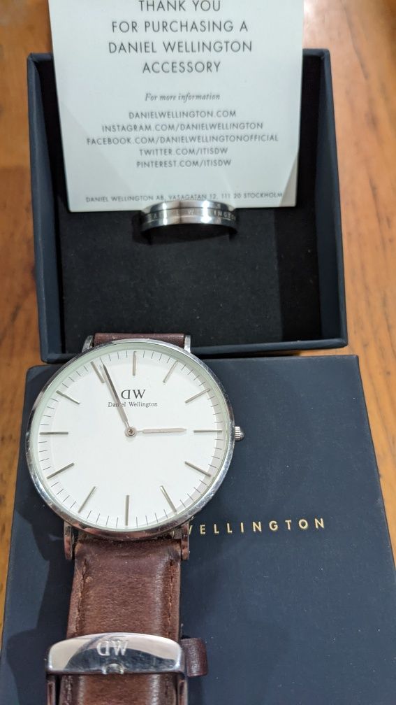 Inel și ceas unisex Daniel Wellington