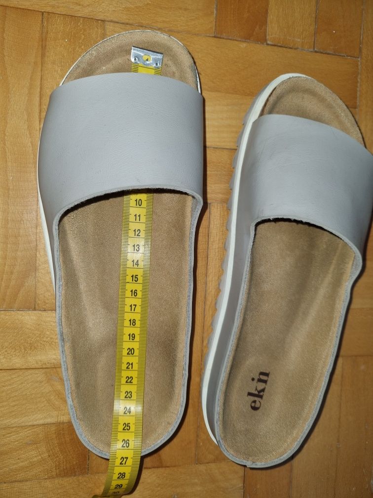 Sandale lux, Papuci dama EKN Palm Sandal, Pluta + Vibram - 37