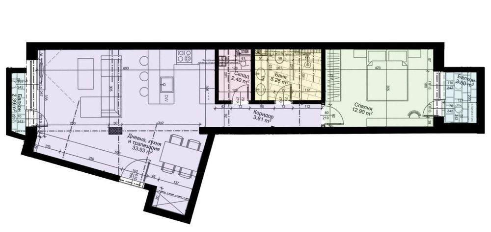 Продава се Двустаен апартамент в София, Витоша - 85 кв.м за 3109 €/кв.м - Снимка #1