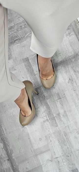 Pantofi dama piele naturala, toc 12cm, designer Mihaela Glavan, nr. 39