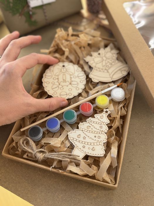 Kit creativ pictura copii +3 ani cadou Craciun