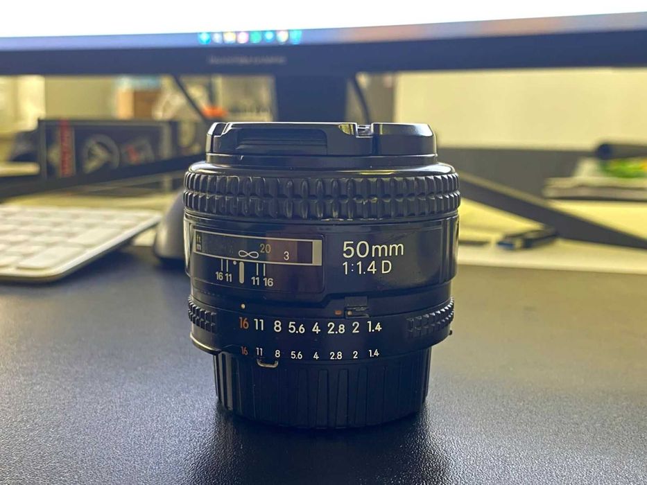 Обьектив Никон Nikkor 50 mm 1:4D, 50 мм 1:4Д