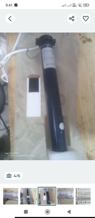 Motor tubular pentru jaluzele cu telecomanda