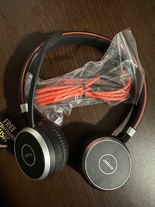 Casti PC Jabra Evolve 65, Bluetooth, USB, negru