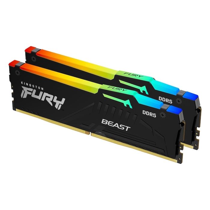 Memorii Kingston Fury Beast 32GB DDR5 5200MHZ, CL40 - Dual Channel Kit