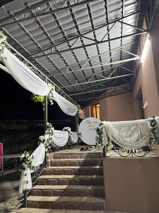 Стол стулья посуда шаңырақ газон қазан ошақ титан оформление