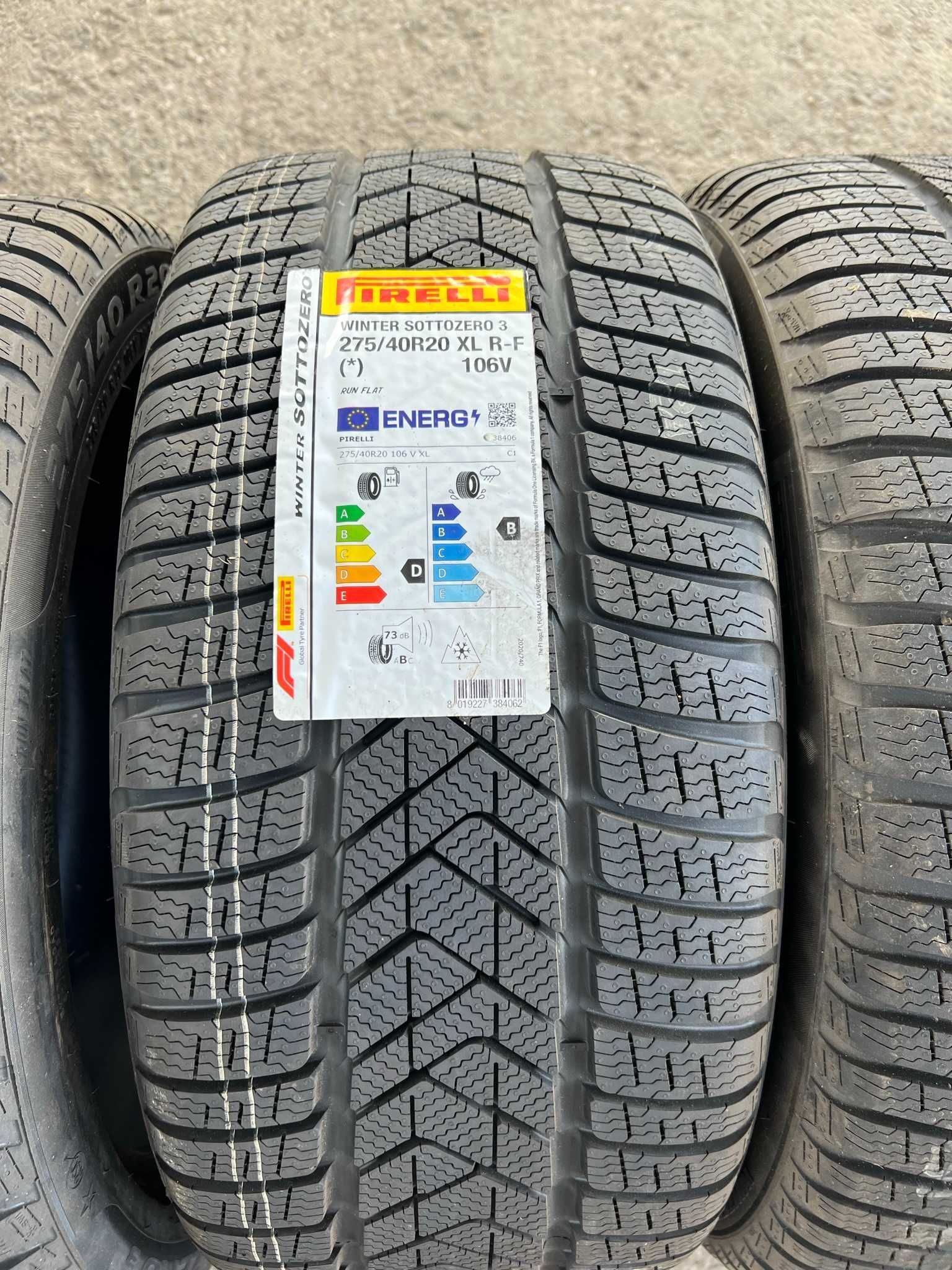 Anvelope Iarna Noi 275/40/20 Pirelli SottoZero 3 RFT-Transport Gratuit