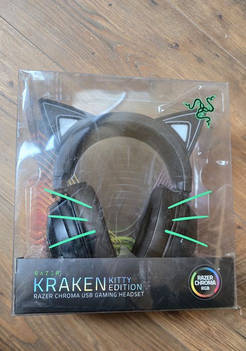 Casti gaming Kraken Kitty edition