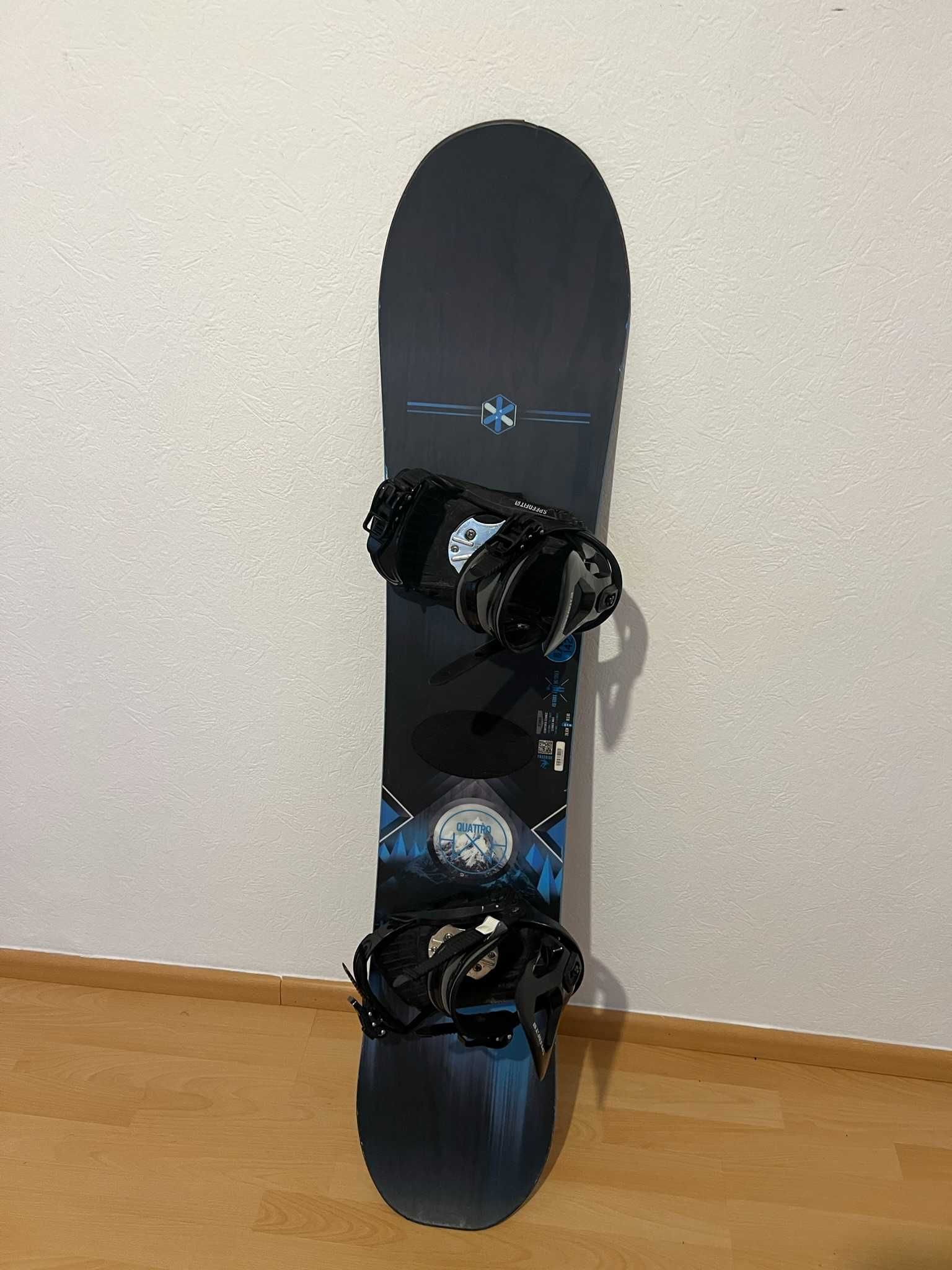 Placa snowboard Salomon Quattro 142cm + Legaturi Salomon