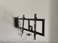 Suport TV perete 90 de grade, cu telecomanda
