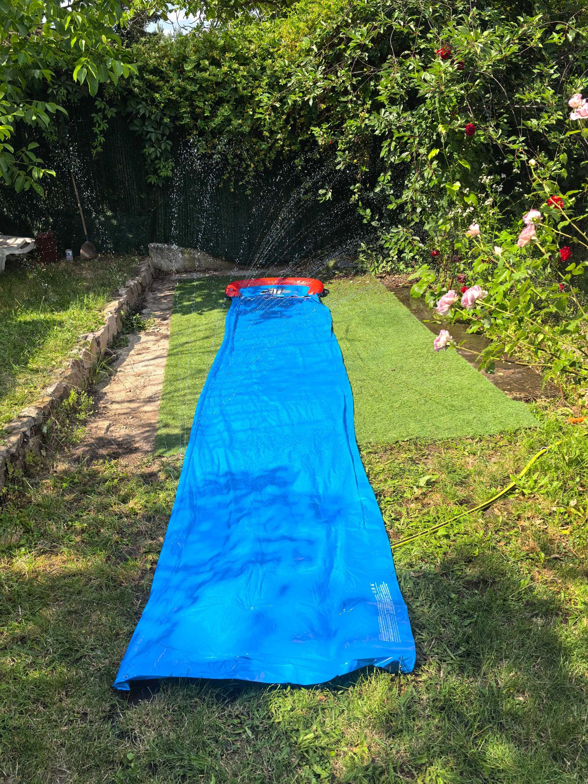 Tobogan de Apa Gonflabil 4.88m – Alunecare Racoroasa pentru Copii!