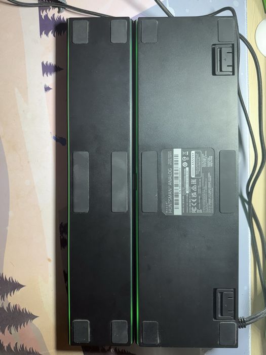 Tastatură Razer Huntsman V2 Analog + Set Taste Albe PBT + Originale