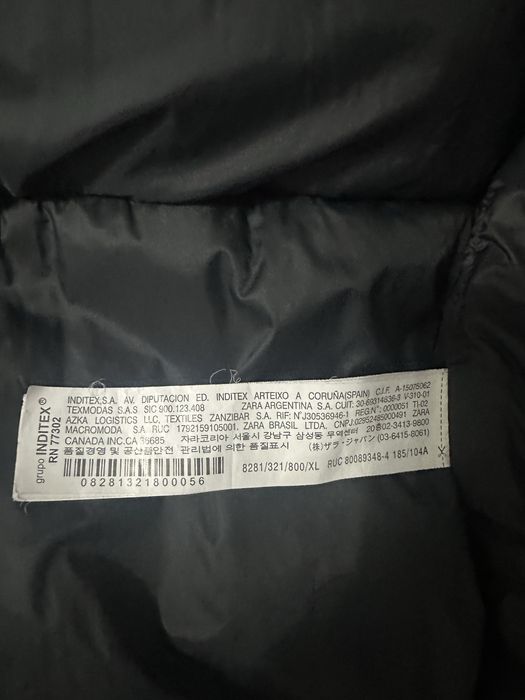 Geaca puffer lunga zara barbati marimea xl