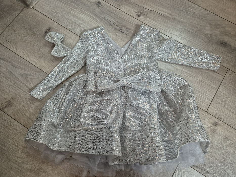 Rochie de ocazie, cu paiete, 4 ani, superba!