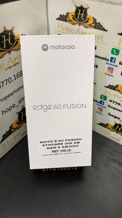 Hope Amanet P3 Motorola Edge 60 Fusion Nou