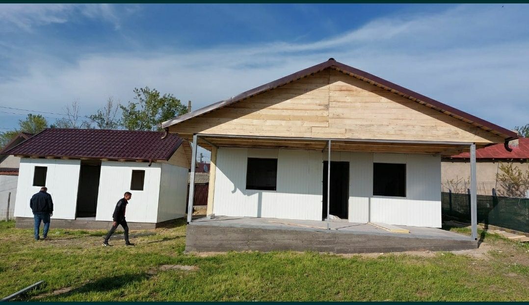 Case, garaje si containere modulare pe structură metalică rezistentă ș