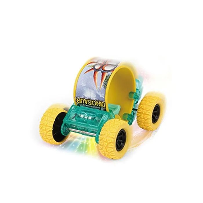 Skateboard purtabil Dino Transformer cu lumini. Din jucărie în brățară