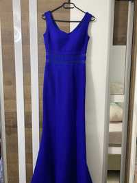 Официална рокля турско синьо