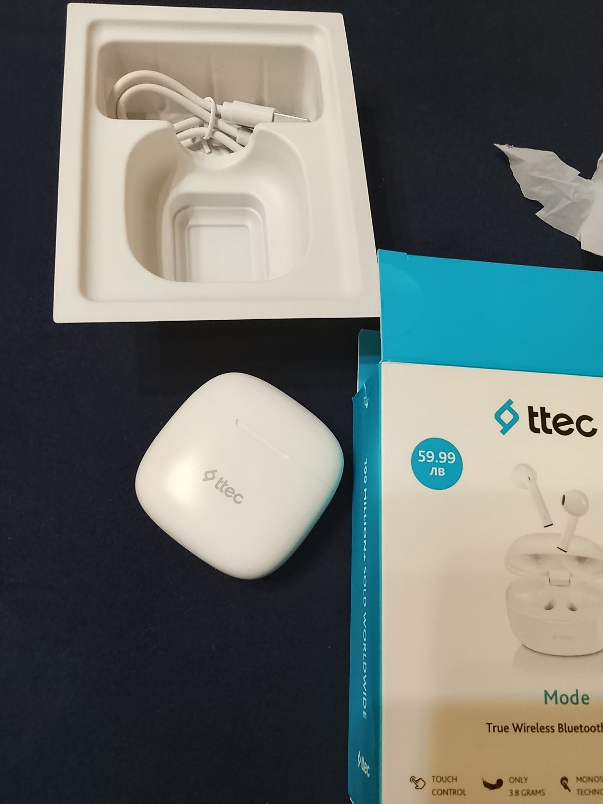 Слушалки Блутуут True wireless
