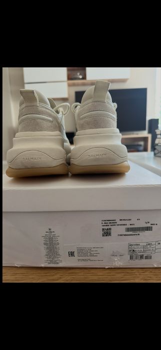 Sneakers Balmain B-Bold White Platforma