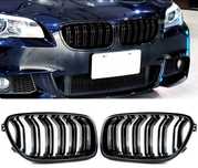 Set grile / nari duble centrale fata - BMW Seria 5 - F10/F11 - M Style
