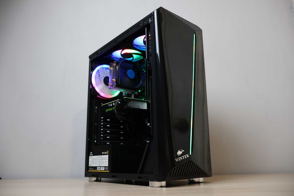 Игровой ПК Core i3 9100F/H310/Ram 16Gb/SSD 480Gb/GTX 1650 4GB