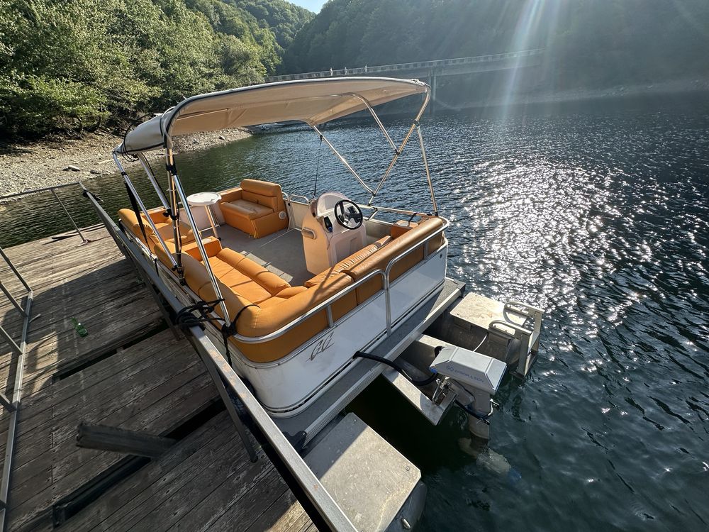 Vand ponton catamaran electric independent cu peridoc