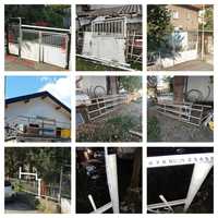 Метална ограда - оградни пана 90/200см и метален парапет за тераса