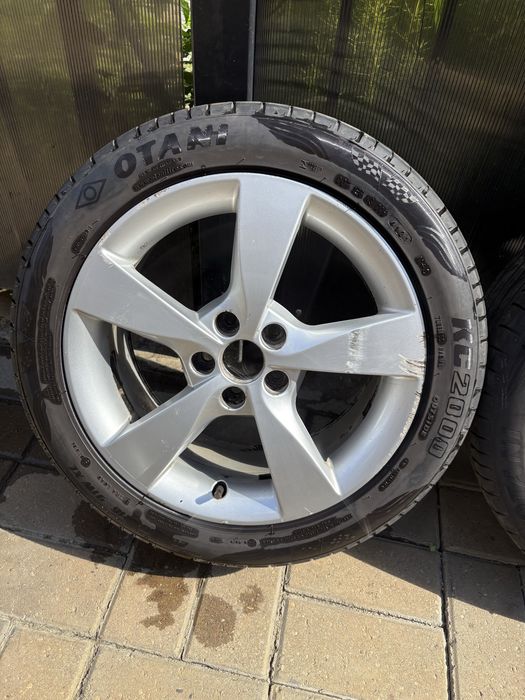 Set 4 Jante Roti Aliaj 5x100 205 50 16 skoda rapid fabia vw audi seat