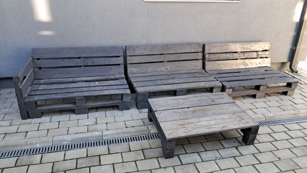 Vand mobilier terasa lemn