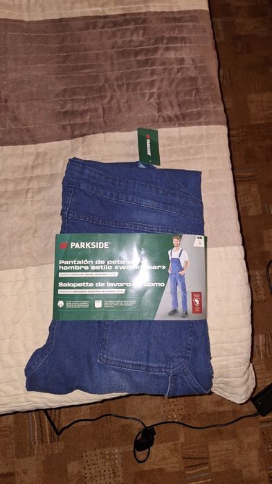 Мъжки работен дънков гащеризон Parkside размер XL