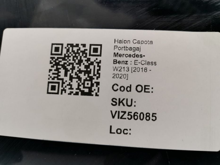Хаион Капак Багажник Мерцедес-Бенц / Mercedes-Benz E-Class W213 Оригин