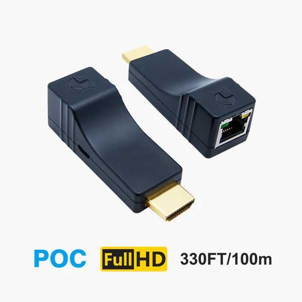 HDMI Extender by cat-6/6E cable FULL HD 1080