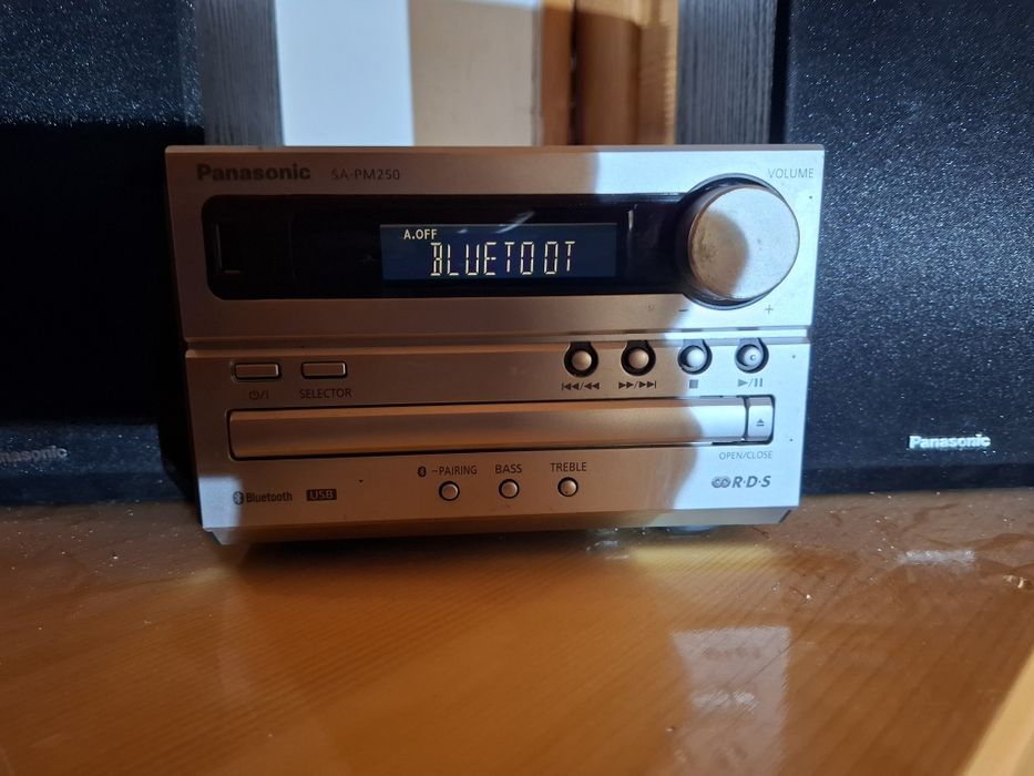 Hi-fi система Panasonic sa-pm250 с Bluetooth, USB, cd, радио