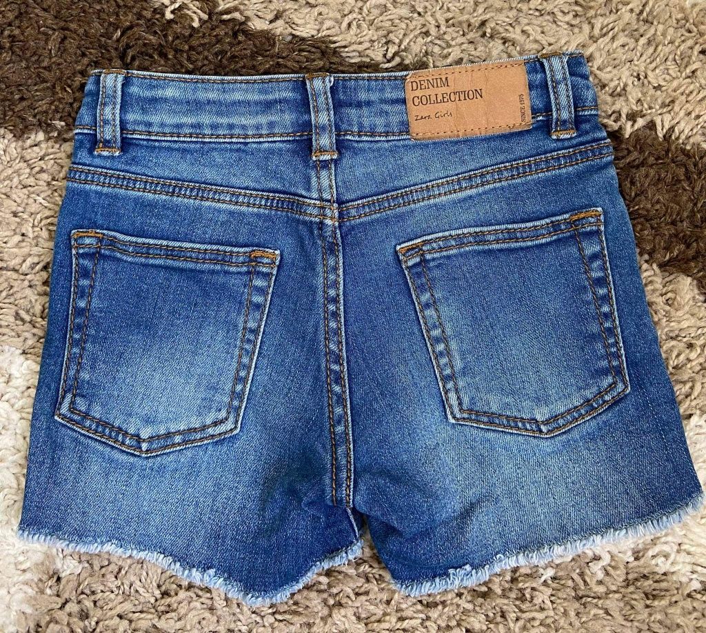 Детски дънкови панталонки Zara, размер 104