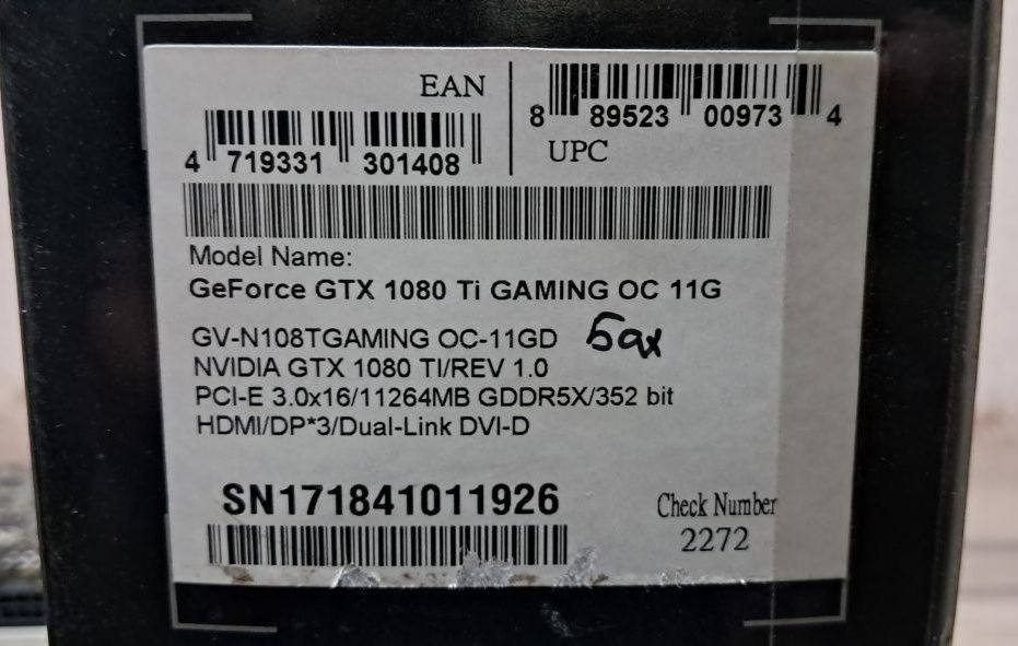 Gtx 1080ti gaming 11 gb