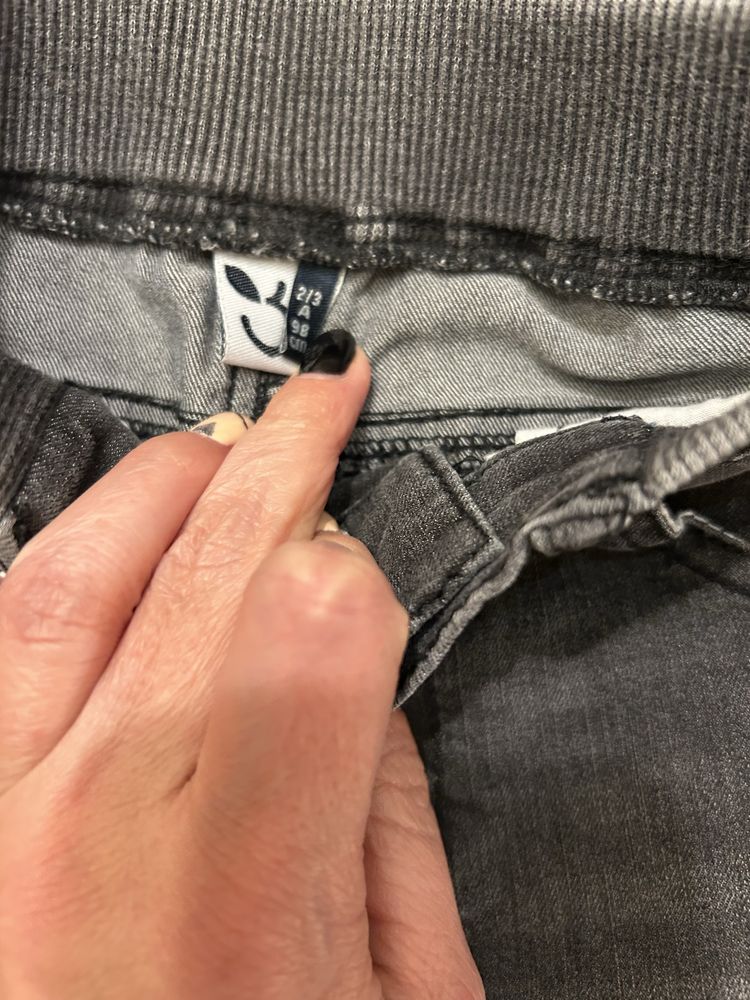 Дънки за момче слим фит H&M, Name it 98 размер сини, сиви