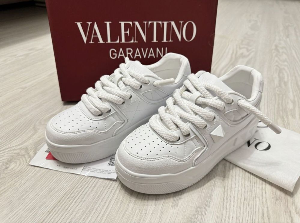 Adidasi Valentino Premium Full White