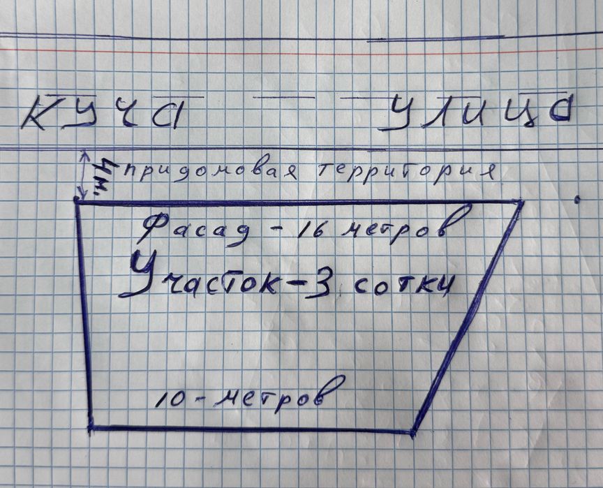 Участок-3сот.Новомосковская!Стадион Старт/Ёшлик!метро Пушкинская!