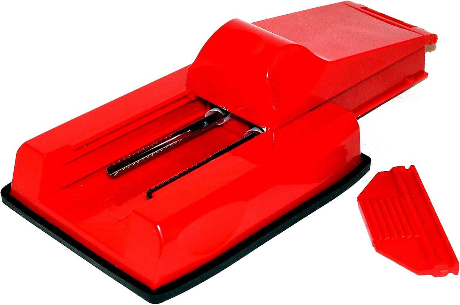 Aparat dublu de injectat tutun, manual, rosu