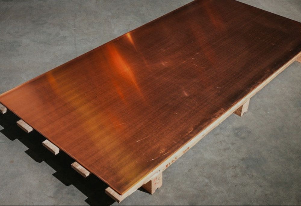 Лист медный 1180×600×2мм