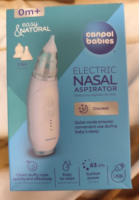 Електрически аспиратор за нос Canpol - Easy & Natural