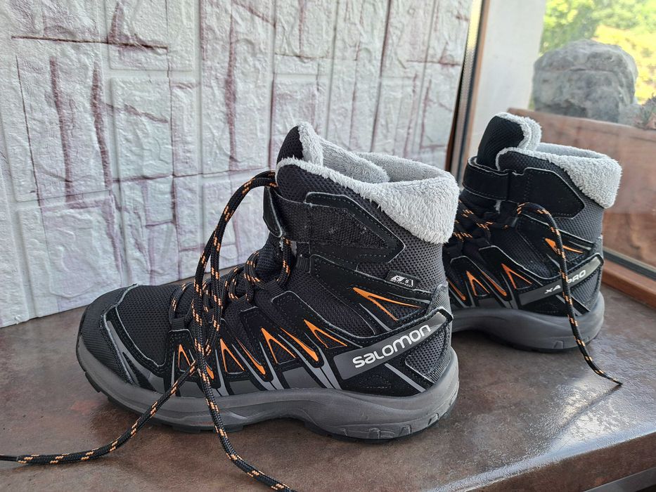 детски ботуши,зимни обувки,боти,апрески,Salomon номер36 за момче,