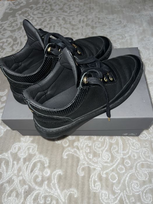 FILLING PIECES low top aten all black 42