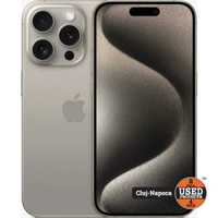 Apple iPhone 15 Pro, 128 Gb, Natural Titanium | UsedProducts.ro