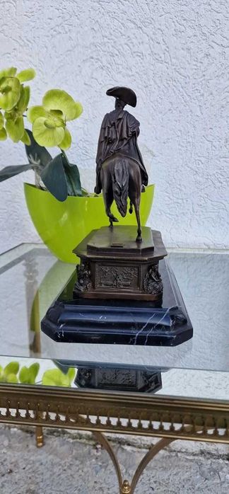Statueta bronz,Napoleon calare.