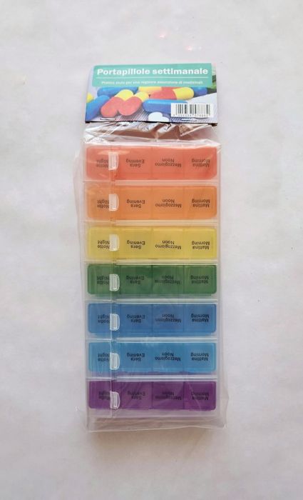 Organizator medicamente, 4 compartimente, 7 zile - SIGILAT